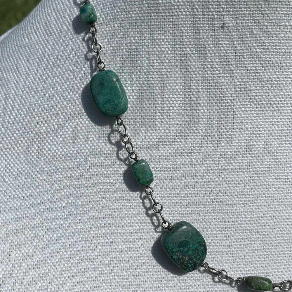 Turquoise 925 Sterling Silver Necklace